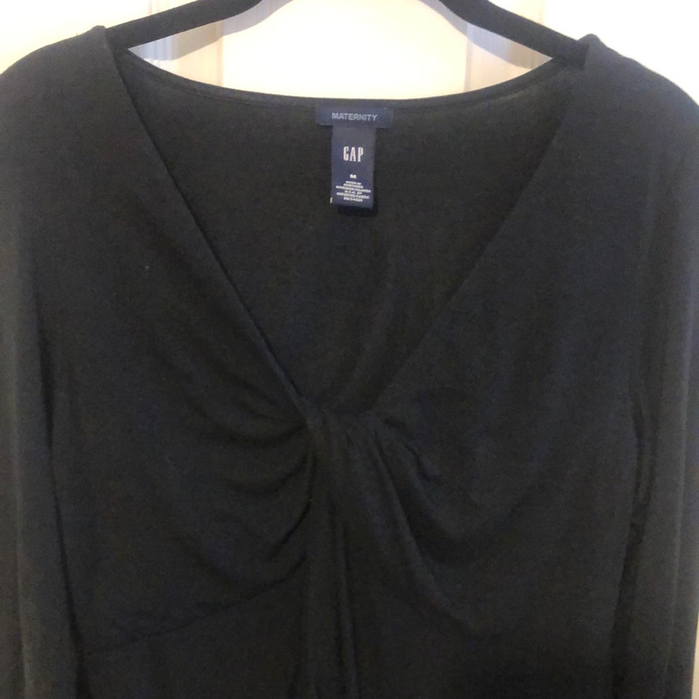 Twist Front Maternity Shirt